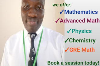 be your mathematics and physics online tutor and assistant