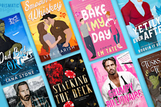 design or illustrate a professional book cover for your book