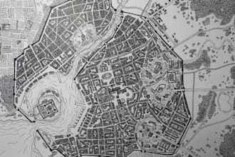 draw city map rv vector map custom map event map location map country map