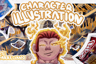 create  custom character illustration