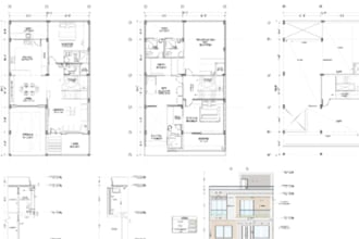 licensed architect stamp review, sign USA architectural drawings for city permit