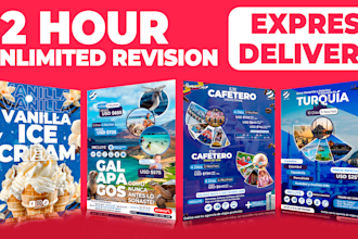 create a high impact flyer to promote your business or event