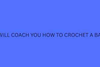 coach you how to crochet a bag