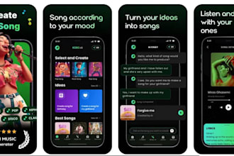 build ai music production app like bandlab, dj song mixer app, ai beat maker app