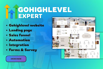 build gohighlevel landing pages gohighlevel website sales funnel