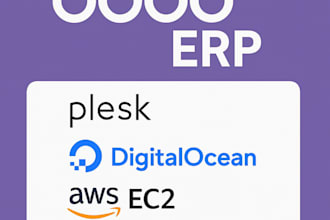 install and configure odoo erp on plesk vps aws digitalocean and linode server