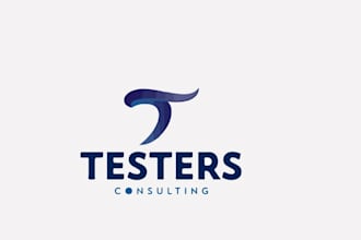 do modern financial and business consulting logo design