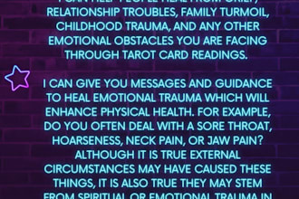 perform an unorthodox and accurate tarot reading