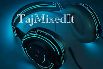 edit, mix and master your vocals to your music