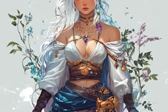 dnd character art and dnd character art