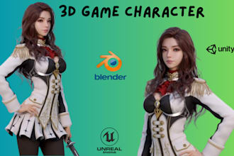 create 3d game character 3d stylized character 3d model metahuman character