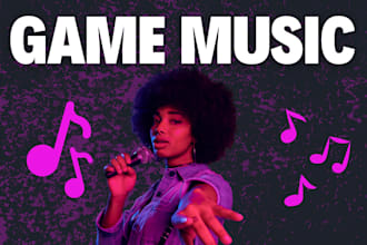 produce a sound track video game, synthwave metal, cyberpunk, ost for your game