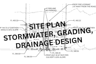 create stormwater, grading, erosion control and drainage plans in civil 3d