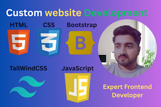 convert figma and image design into static website