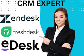 set up freshdesk, zendesk, and edesk for your business