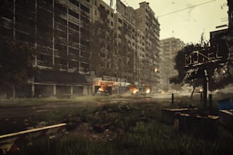 design 3d game environment, level design using unreal engine