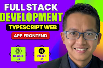 be your full stack web developer in react js, nodejs, django and ai app