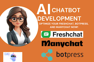 design a chatbot with botpress freshchat and manychat
