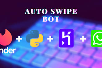 build a custom tinder bot hinge bot dating auto swipe bot chat and volume bot