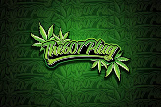 do wonderful cannabis, marijuana, weed, hemp, cbd oil and redesign logo