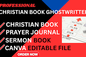 ghostwrite christian ebooks, daily devotionals, prayer journals KDP