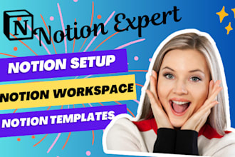 do notion workspace and template setup and project management notion