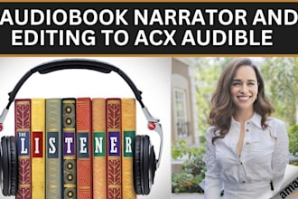 be audiobook narrator and editing to acx fiction non fiction audio book