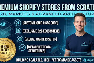 build your high converting shopify store or migrate to shopify markets
