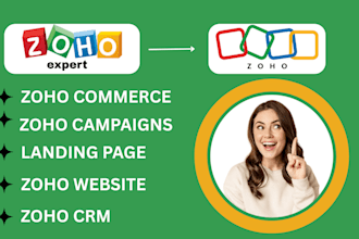 setup zoho sites crm zoho one zoho campaign zoho landing page zoho website