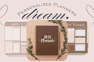 create printable digital planners for an aesthetic and productive dream life