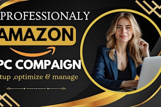 setup manage and optimize amazon PPC campaigns ads sponsored