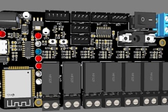 design pcb design pcb layout and circuit schematic in easyeda, kicad, proteus