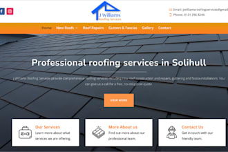 roofing website construction hvac handyman roofing website