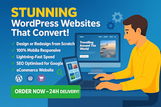 create custom wordpress business and ecommerce sites with full SEO optimisation