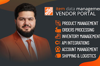 handle home depot dsv setup, vendor management, and commercehub integration
