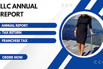 file llc annual report for US llc in florida, wyoming, delaware franchise tax
