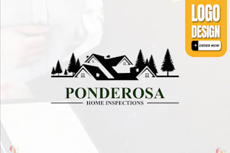 design a modern real estate logo for your business