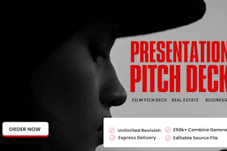 design film pitch deck powerpoint presentation slides, company google slides