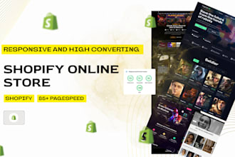 design high converting shopify store