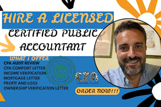 write a verified CPA letter, donation letter, query letter, mortgage letter