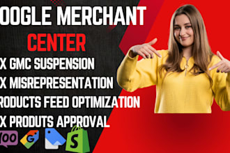 do google merchant center suspension fix misrepresentation and products approval