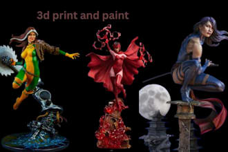 3d print and paint for miniatures painting warhammer 4ok mini figure aos 3d toy