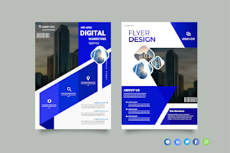 create product, club and real estate flyer design