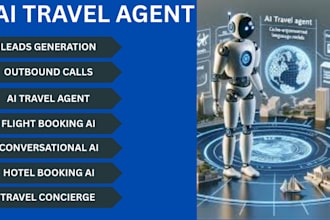 build ai powered travel booking system and virtual concierge agent, n8n, twilio