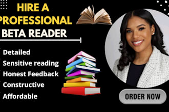 beta read and critique your fiction and nonfiction with detailed feedback