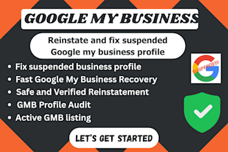 reinstate and fix suspended google my business profiles and listings