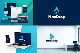 design modern logo, complete branding package and brand book