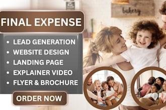 final expense leads life insurance leads ads setup logo final expense website