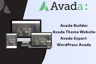 build a site using wordpress avada theme