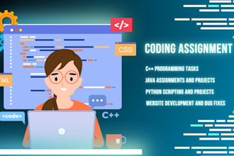 help you with cpp java python web development and database assignments